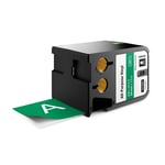Dymo XTL 1868785 cinta vinilo blanco sobre verde 54mm | DYM1868785