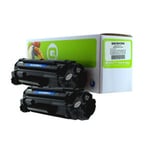 Q-Nomic 36A Pack ahorro 2 toners negros | QNB-CB436BK2X
