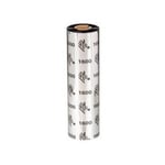 Zebra 1600 Cinta de cera (01600BK11045) 110 mm x 450 m (18 cintas) | ZEB01600BK11045