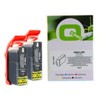 Q-Nomic BCI- 3eBK Pack ahorro 2 cartuchos negros | QNB-BCI3BK2X