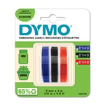 Dymo S0847750 cintas 3D negro, azul y rojo 9mm (x3) | DYMB-S0847750_R