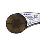 Brady M21-375-C-342-YL cinta retráctil de cinta negro sobre amarillo 16,38 mm x 2,10 m | BRAM21-375-C-342-YL
