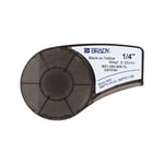 Brady M21-250-595-YL cinta de vinilo negro sobre amarillo 6,35 mm x 6,40 m | BRAM21-250-595-YL