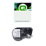 Q-Nomic M-60-483 Etiquetas de poliéster ultra agresivo de 25,4 mm x 50,8 mm | QNM-60-483