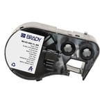 Brady M4-82-499-YL-BK etiquetas de tejido de nailon negro sobre amarillo Ø 9,53 mm | BRAM4-82-499-YL-BK