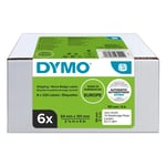 Dymo 2093092 etiquetas de expedición y de identificación 6 rollos | DYM2093092