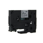 Q-Nomic TZe-121 cinta 9mm texto negro sobre transparente (8M) | QNTZe-121