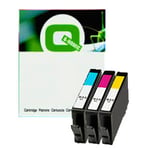 Q-Nomic 935XL Pack colores (Cian + Magenta + Amarillo) | QNB-935XLCMY