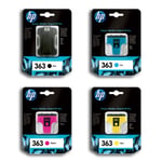 HP 363 Pack 4 x colores (C8721E, C8771E, C8772E, C8773E) | HPCB-21-71-72-73