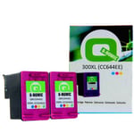 Q-Nomic Pack 300XL cartucho de tinta color (2 unidades) | QNB-CC644C2X