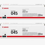 Canon 045 BK pack 2 toner negro | CANB-045BK
