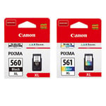 Canon PG-560 XL / CL-561 XL Pack cartucho negro + color XL | CANB-PG560-CL-561XL