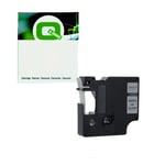 Q-Nomic 45020 (S0720600) cinta plástica blanco sobre transparente 12mm | QN45020