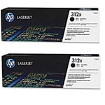 HP 312X (CF380XD) Pack 2 toners XL | HPB-312X
