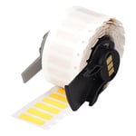 Brady M6-153-499-YL etiquetas de tejido de nailon amarillas 16 mm x 5,08 mm | BRAM6-153-499-YL