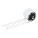 Brady M6-02-7593-WT etiquetas de poliéster blancas 27 mm x 12,45 mm | BRAM6-02-7593-WT