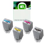 Q-Nomic PFI-1000 Pack Cartuchos MBK/C/M/Y | QNB-PFI-1000MBKCMY