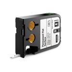 Dymo XTL 1868735 cinta poliéster negro sobre blanco 6mm | DYM1868735