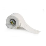 Brady M6-25x75-7643-WT etiquetas de poliuretano blancas 25 mm x 75 mm | BRAM6-25X75-7643-WT