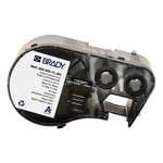 Brady M4C-500-595-YL-BK etiquetas de vinilo negro sobre amarillo 12,70 mm x 7,62 m | BRAM4C-500-595-YL-BK