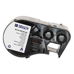 Brady M4-83-499-RD-BK etiquetas de tejido de nailon negro sobre rojo Ø 12,7 mm | BRAM4-83-499-RD-BK