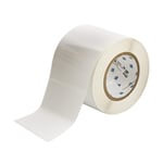 Brady THT-55-423-1 etiqueta poliéster blanco brillante 101,60 x 50,80 mm | BRATHT-55-423-1