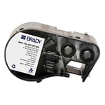 Brady M4C-750-595-WT-BK etiquetas de vinilo negro sobre blanco 19,05 mm x 7,62 m | BRAM4C-750-595-WT-BK