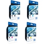 Brother LC-985 Pack 4 cartuchos | BRB-LC985BCMY