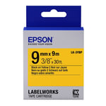 Epson LK-3YBP Cinta negro sobre amarillo pastel 9mm (C53S653002) | EPSLK-3YBP