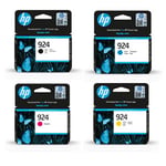 HP 924 Pack 4 cartuchos de tinta (BK/C/M/Y) | HPB6C3Z1NE