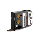 Dymo XTL 1868786 cinta de vinilo blanco sobre marrón 12mm | DYM1868786