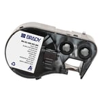 Brady M4-82-499-RD-BK etiquetas de tejido de nailon negro sobre rojo Ø 9,53 mm | BRAM4-82-499-RD-BK