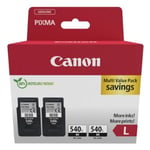 Canon PG-540L Pack doble cartucho de tinta negro | CANB-5224B020