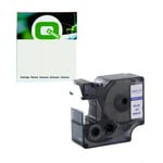 Q-Nomic 53714 (S0720940) cinta poliéster azul sobre blanco 24mm | QNS0720940