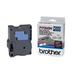 Brother TX-345 Cinta blanco sobre negro 18 mm | BROTX345