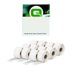 Q-Nomic 2093093 etiquetas de direcciones anchas 12 rollos | QN2093093