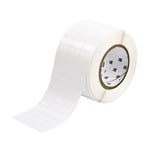 Brady THT-5-422-10 etiqueta de poliéster blanco brillante 25,40 x 12,70 mm | BRATHT-5-422-10
