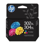 HP 302XL/304XL (B7RT8AE) Cartucho de tinta de color XL | HPB7RT8AE