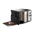 Dymo XTL 1868790 cinta vinilo blanco sobre marrón 54mm | DYM1868790