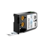 Dymo XTL 1868742 cinta de vinilo negro sobre transparente 19mm | DYM1868742