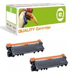 Q-nomic TN-2310 Pack doble toner negro | QNB-TN2310BK2X
