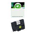 Q-Nomic HSe-231 cinta tubo termorretráctil negro sobre blanco 11,7mm | QNHSe-231