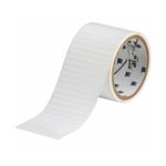 Brady THT-142-423-2.5 etiqueta de poliéster blanco brillante 63,50 x 5,08 mm | BRATHT-142-423-2.5