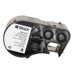 Brady M4-11-427 etiquetas de vinilo laminado negro sobre blanco/transparente 19,05 mm x 12,7 mm x 9,53 mm | BRAM4-11-427