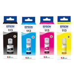 Epson 113 Pack 4 botellas (BK/C/M/Y) | EPSB113