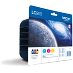 Brother LC-900 Pack Cartuchos 3 colores (C+M+A) | BROB-LC900CMY