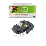 Q-Nomic TZe-N241 cinta negro sobre blanco 18 mm | QNTZEN241
