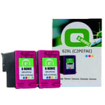 Q-Nomic Pack ahorro 62XL Colores (2 unidades) | QNB-62XLC2X