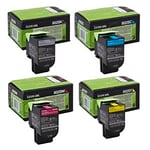 Lexmark Pack toners 80C2S (4 Colores) | LEXB-80C2Sserie
