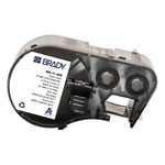 Brady M4-11-499 etiquetas de tejido de nylon negro sobre blanco 19,05 mm x 12,7 mm | BRAM4-11-499